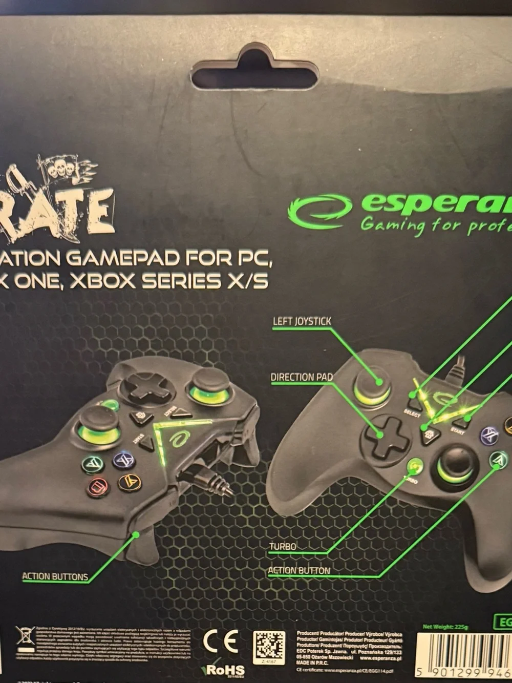 Pirate Esperanza Xbox controller for sale!